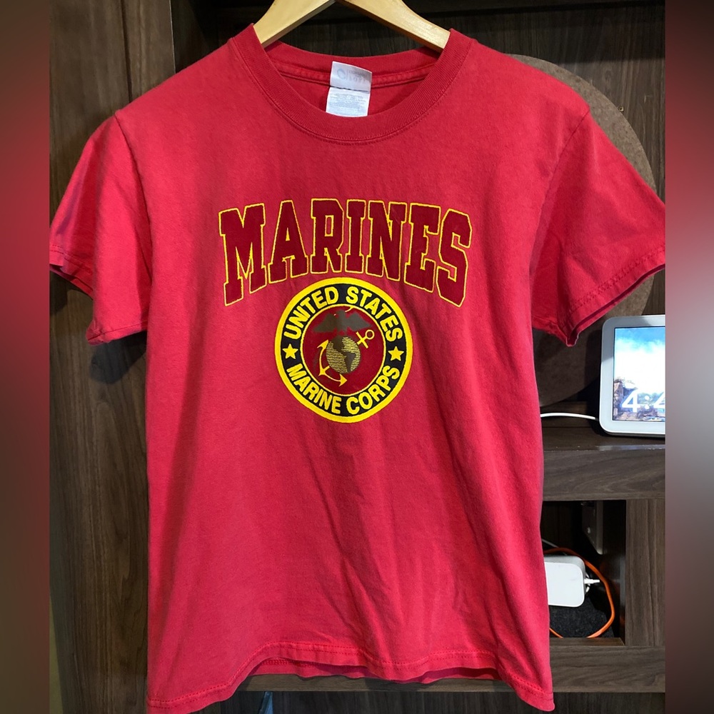 MARINES classic tshirt USMC vintage tee adult S